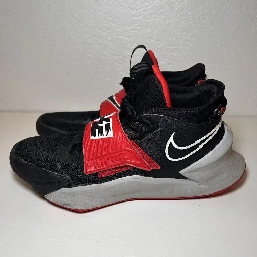 Nike Boys Future Court 3 CT2866-008 Red/Black Basketball Shoes Sneakers Size 7Y